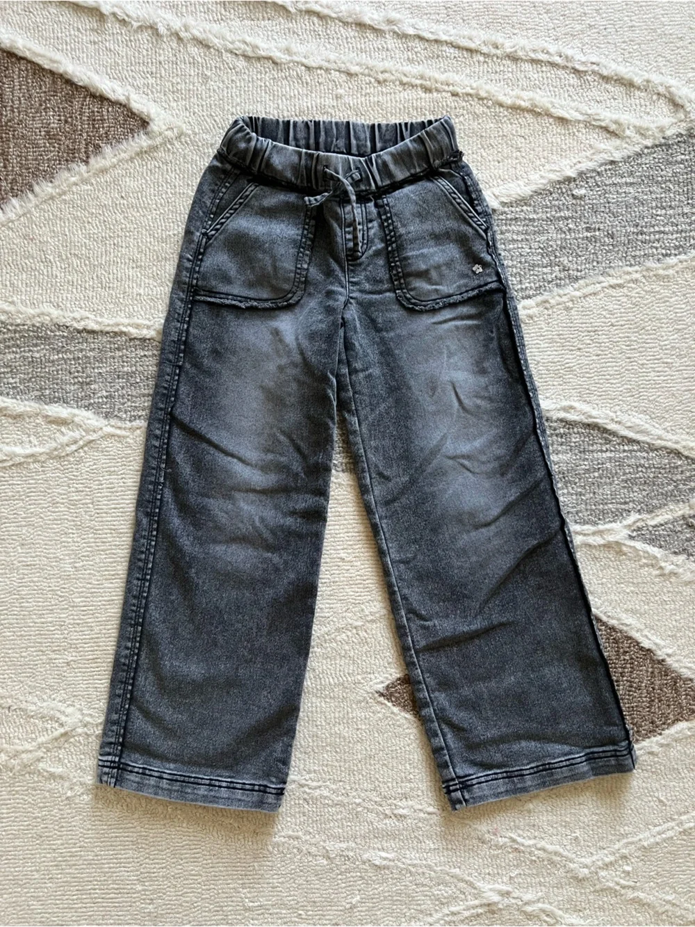 Limited Too Charcoal Gray Pull-On Jeans
